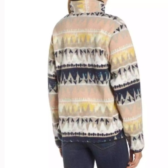 Patagonia Fleece Synchilla Snap-T Pullover Fleece Bandicoot Marrow Grey Small - Picture 7 of 8